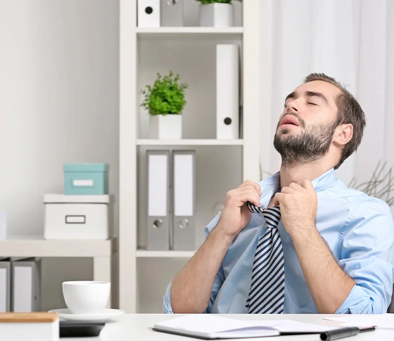Angenehmes Raumklima in einem Büro